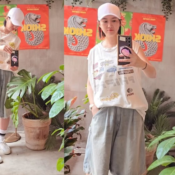 노래 '단 1곡'으로 1000억 벌었다는 연예인, 캐주얼한 일상룩