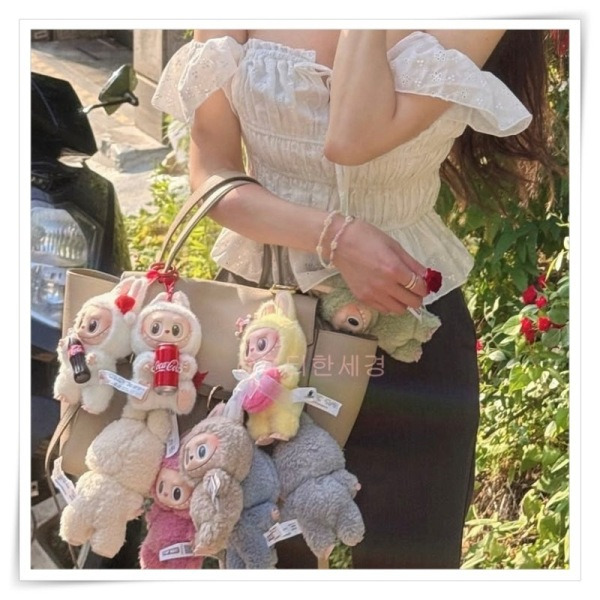 블랙핑크도 빠진 ‘라부부 키링’ 광풍! 카피바라 인형 넘을까? #가방꾸미기