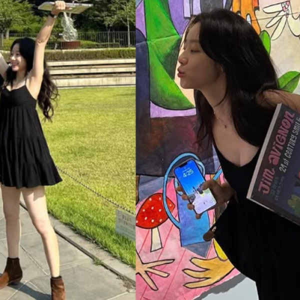 아빠는 멘사 회장, 본인은 서울대 출신 엄친딸 여배우 미니 원피스룩