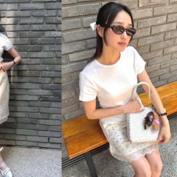 아이 낳고 더 예뻐졌네! 72억 신혼집에 사는 그녀, 우아한 일상룩