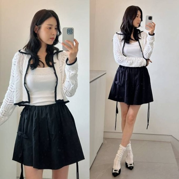 검사 사모님의 반전 일상! ‘화이트&블랙 여신’으로 심장 멎게 한 41세 여배우의 데일리룩