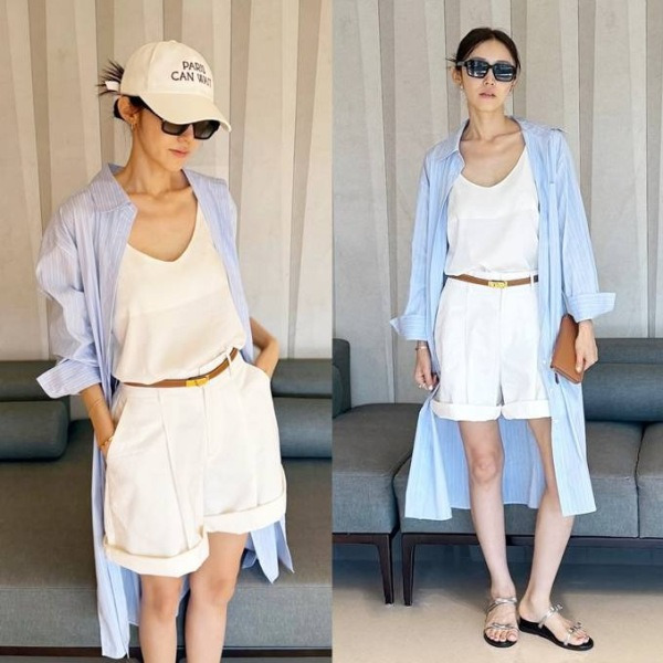 5형제 엄마 맞나요? 임창정도 반한 서하얀의 휴양지 데일리룩