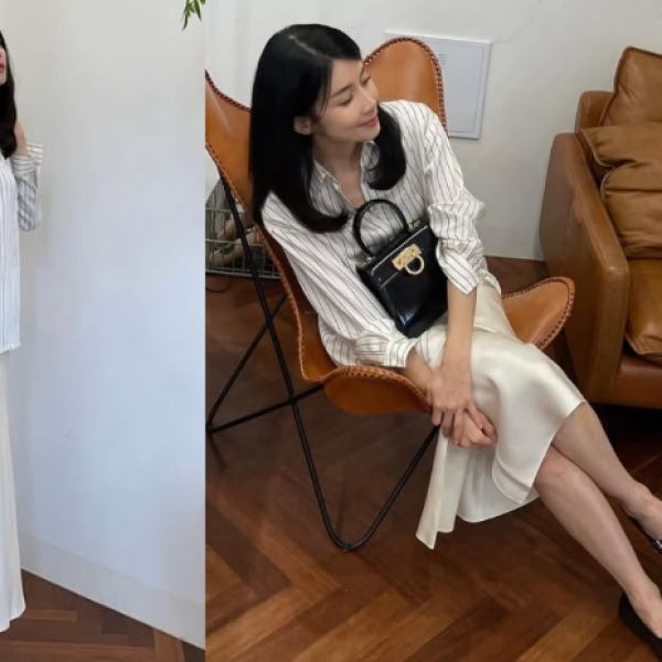 열애설 터지고 수입 10/1로 줄었다는 미코 출신 여배우, 셔츠룩