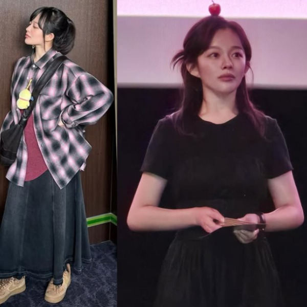 "작품 때문에 과감하게 대학 자퇴" 결국 천만 배우 된 연예인, 체크셔츠룩