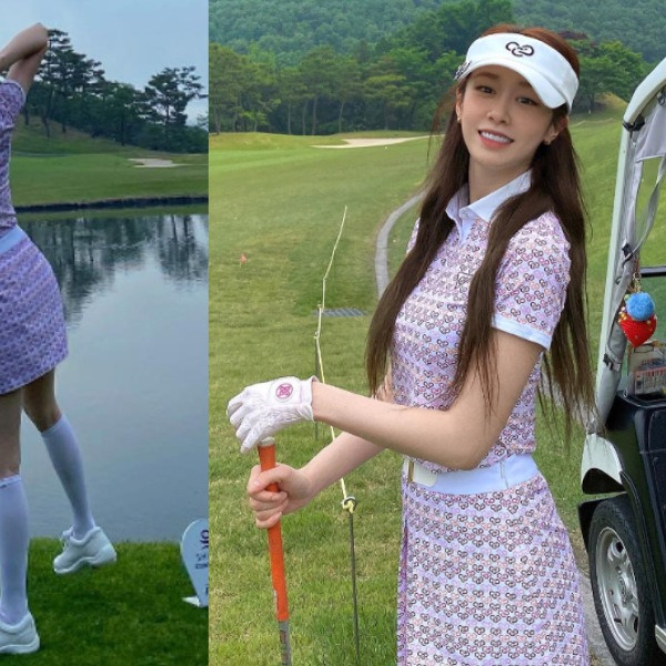 얼마나 예쁘면..현역 아이돌들이 '실물 여신 1위' 꼽은 연예인, 골프룩