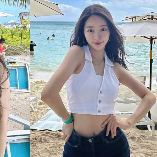 연세대에 간호사 됐지만 너무 예뻐 데뷔한 연예인, 크롭티룩