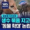 [글로벌D리포트] 생수 묶음 지고 휘청…'동물 학대' 논란
