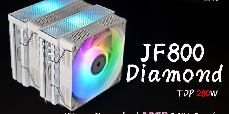 쿨링성능 말로안해! 초역대급 공랭쿨러 성능 Jiushark JF800 Diamond ARGB | 뽐뿌