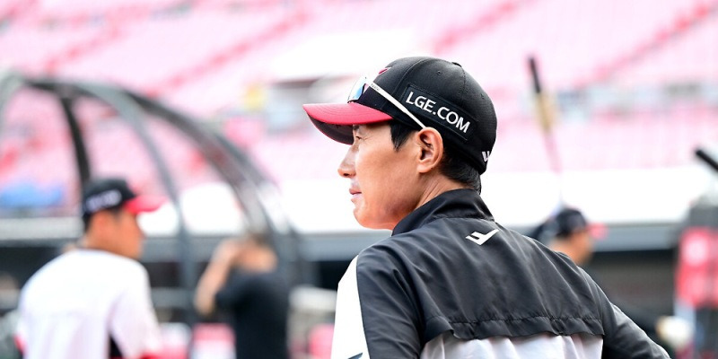 LG 김현수 타격 장면