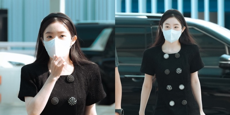 레드벨벳 아이린, 쇼츠의 품격! 블랙 바이커 쇼츠 슈트 마카오 출국룩 - 콘텐츠뷰