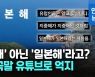 [영상] "동해 아닌 일본해" 일본의 한국말 유튜브..댓글은 차단