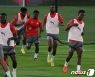 [월드컵] '15분 아닌 30분 공개'…한국전 앞둔 가나, 여유 넘치는 훈련