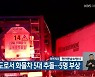 경부고속도로서 화물차 5대 추돌..5명 부상