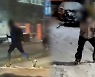 폭설 속 도심스키.."도로에선 참아주세요"