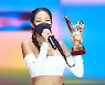 [TD포토] 제시 '웃음에 눈이 안보여' (골든디스크어워즈)
