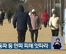 저체온증·동파 등 한파 피해 잇따라