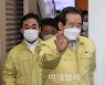 [포토] 정세균 총리, 서울시청 중대본회의 참석