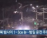 전북 밤사이 1~3cm 눈..밤길 운전 주의
