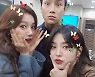 '비밀의 남자' 이채영·이시강·엄현경, 장난기 가득 셀카 [똑똑SNS]
