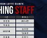 롯데, 2021시즌 코칭스태프 구성 마무리..이용훈 1군 투수코치
