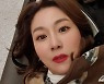 '박준형♥' 김지혜, 새벽 촬영 대기에도 완벽 미모..40대 맞아?