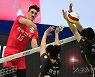 러셀 '블로커 뚫는 강스파이크' [포토]