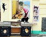 "할머니와 고양이 함께 살아요"..쑥섬 벽화가 전해준 감동