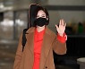 [T포토] 정가은 '코트로 숨긴 몸매'
