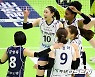 도로공사,'좋았어 승기 잡았어' [사진]