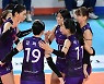 '원톱? 투톱!' 김연경·이재영 똑같이 16점..기업은행 범실 19개