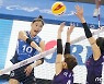공격 시도하는 기업은행 김주향