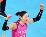 '김연경·이재영 16점' 흥국생명, IBK기업은행에 3-0 완승