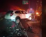 아산에서 '음주 역주행'으로 차량 4대 충돌..5명 부상