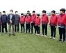 문준희 합천군수, 동계전지 훈련 선수단 격려 및 방역체계 점검