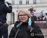 POLAND NAVALNY SUPPORTERS PROTEST