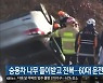 승용차 나무 들이받고 전복..60대 운전자 숨져