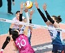 [포토] GS칼텍스 문명화-러츠, 김연경..막아라!