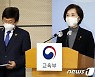 브리핑하는 유은혜 사회부총리