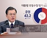 "문대통령 지지율 43.2%..서울선 민주당이 역전"