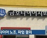 금호타이어 노조, 파업 결의