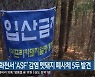 춘천·화천서 'ASF' 감염 멧돼지 폐사체 5두 발견