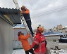 충북서 강풍·한파 피해 속출..안전조치 25건·계량기 동파 24건