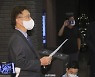 '고발사주' 관련 입장문 낭독하는 최재형 예비후보