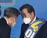 이낙연, 첫 30% 득표로 추격 불씨..호남서 반전 노려