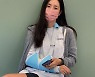 '차세찌♥' 한채아, 팔 깁스 어쩌다가.."넘어져 부상, 보호차원" [★SHOT!]