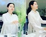"촬영 없는 날" 이영애, 꽃꽂이로 힐링..'51세' 피부 실화?