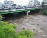 제주 한라산 폭우, 급류 흐르는 한천