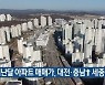 지난달 아파트 매매가, 대전·충남↑ 세종↓