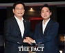 송영길-이준석, '토론 배틀' 나선 여야 대표 [TF사진관]