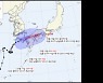 태풍 '찬투' 남해 동부 먼바다에서 북동진..일본 상륙 예상
